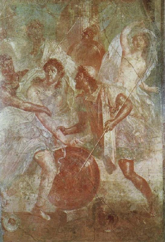 unknow artist Wall painting from the House of the Dioscuri at Pompeii Norge oil painting art